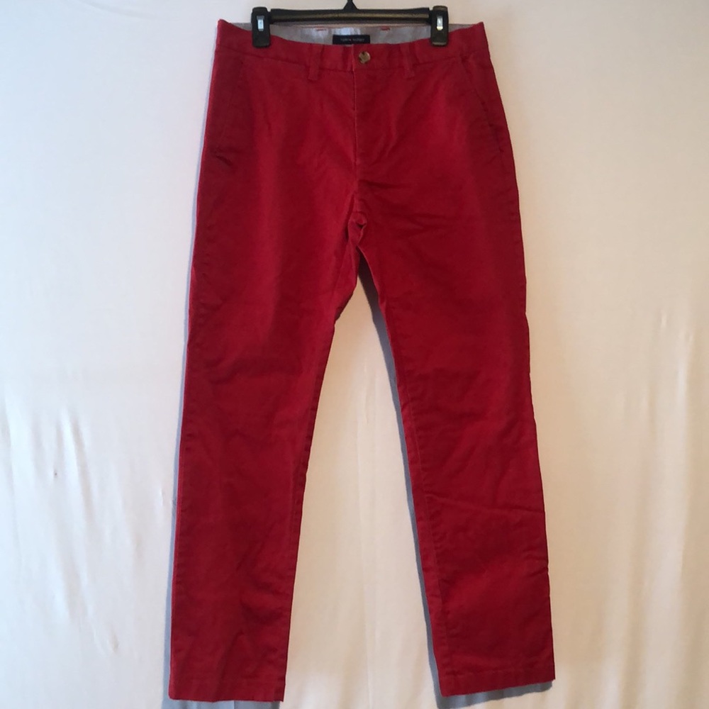 Tommy Hilfiger Red Chinos 31x32